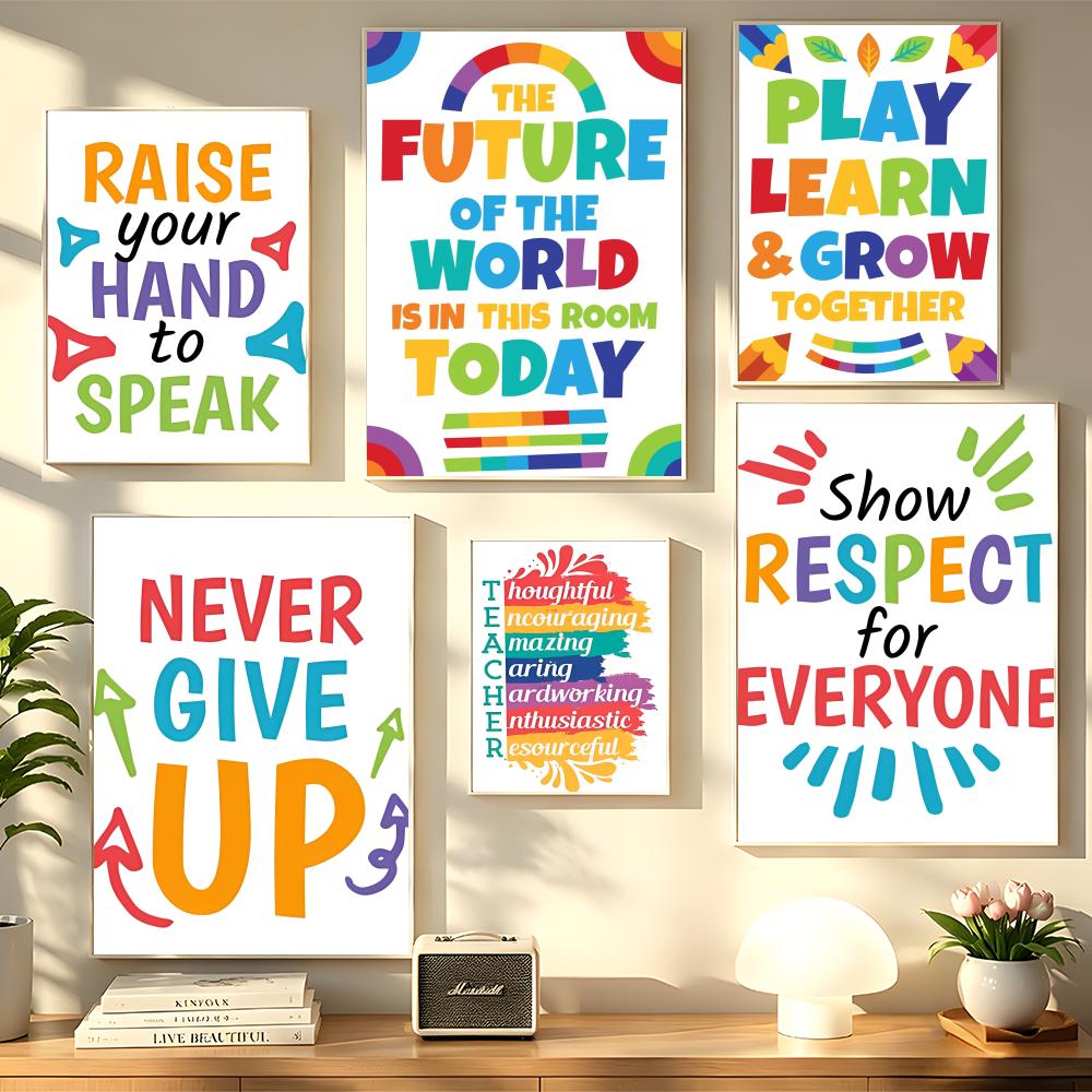 Kids Educational Poster - Póster educativo para pared de aula