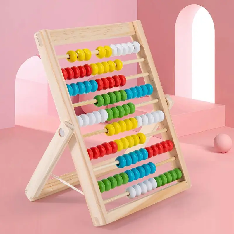Abacus Counting Bead - Ábaco aritmético con números Montessori, juguete