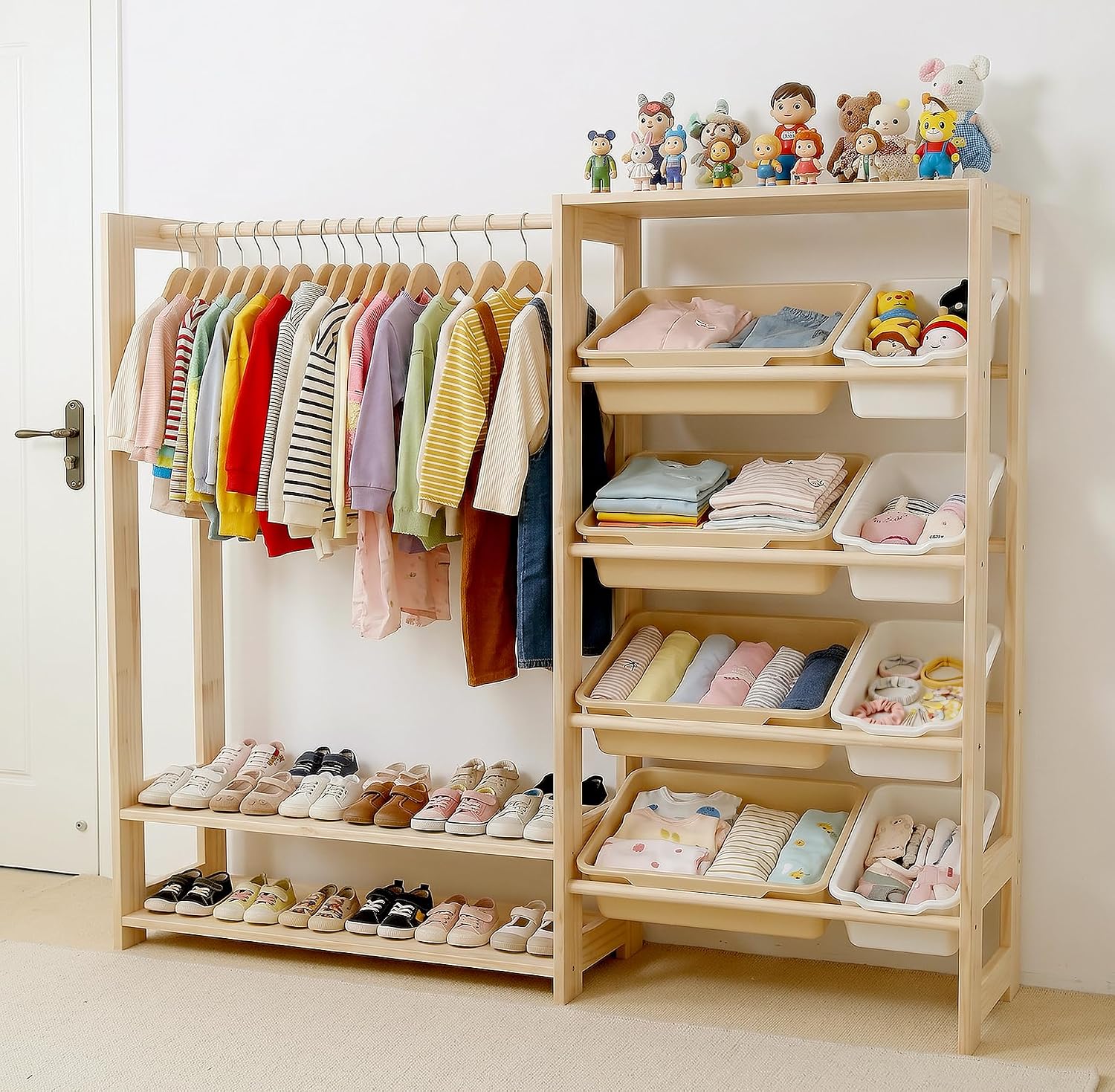 Montessori Shelf Toy - Armario Montessori para Niños y Organizador