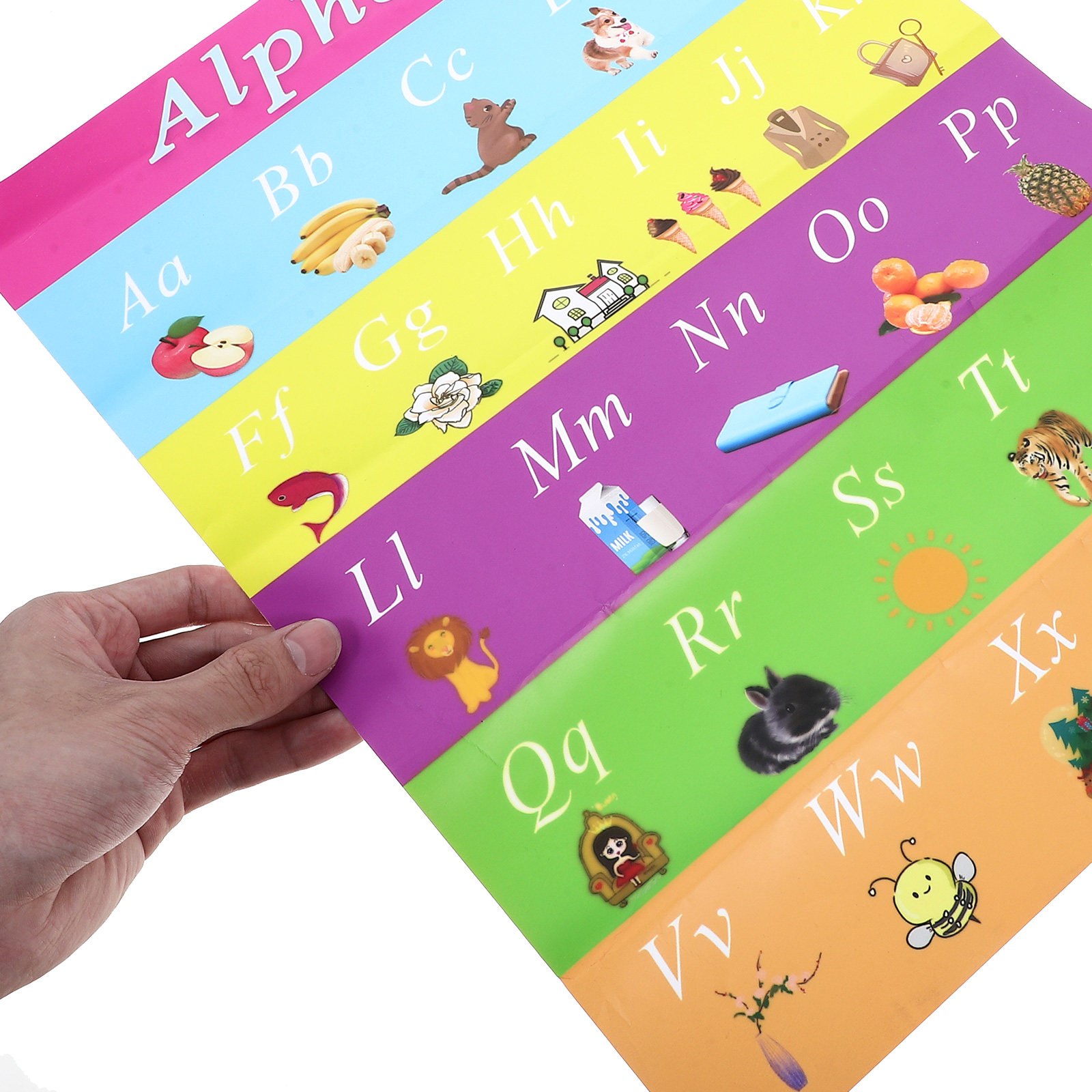 Póster autoadhesivo del alfabe - Kids Educational Poster reseña y precio