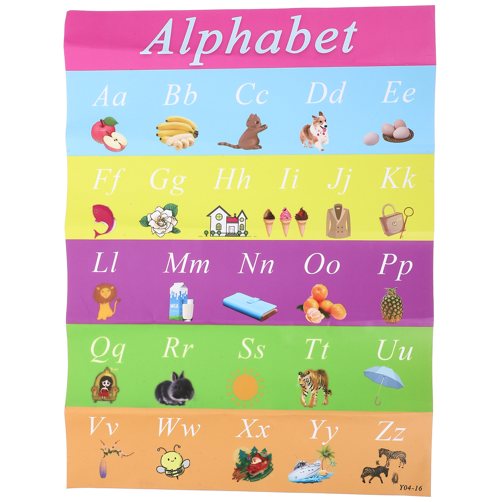 Póster autoadhesivo del alfabe - Kids Educational Poster reseña y precio