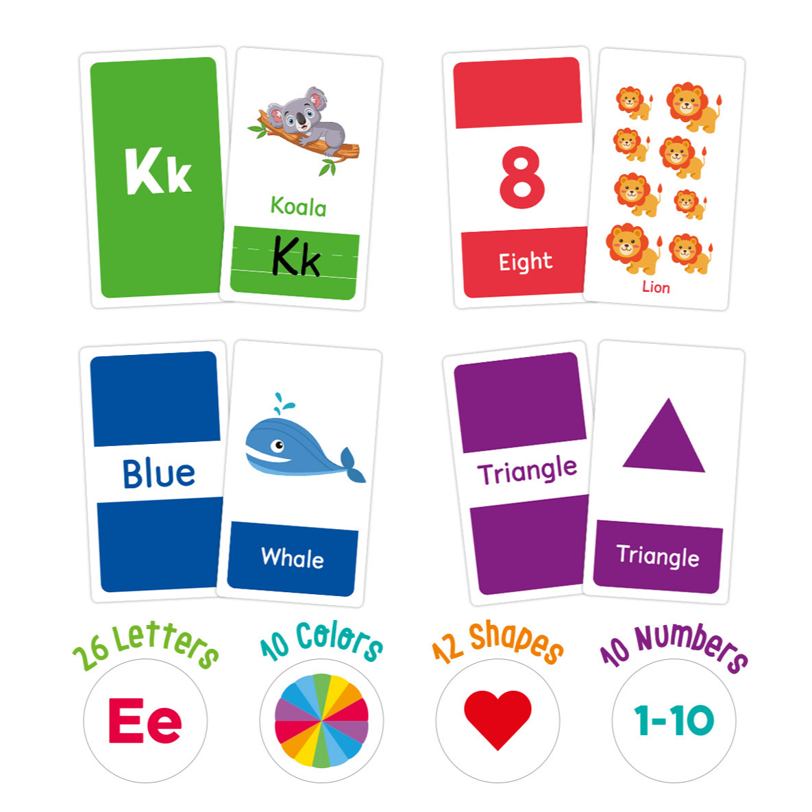 58 Uds. Tarjetas didácticas de - Kids Education Card reseña y precio