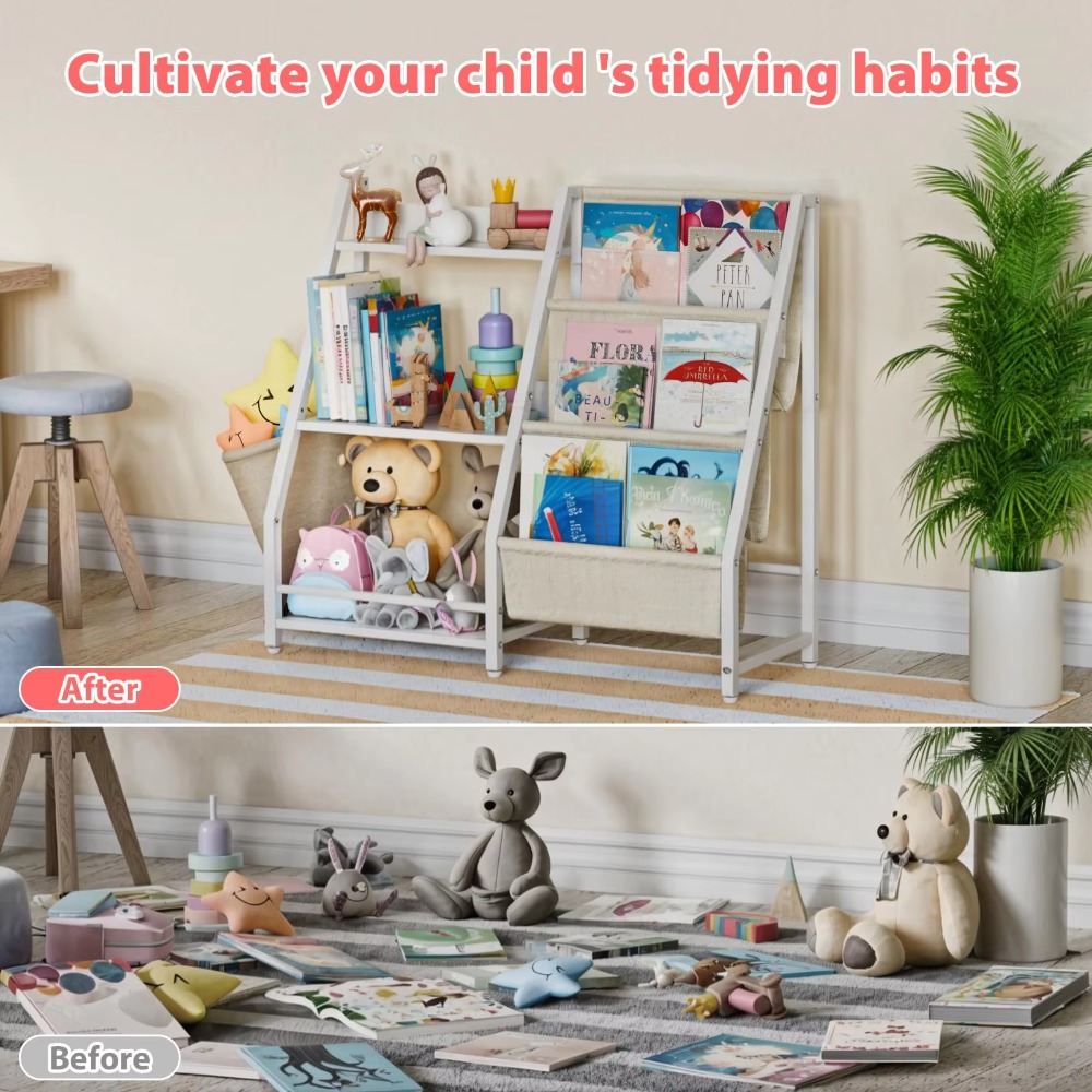 Estantería de 3 Niveles para L - Montessori Shelf Toy reseña y precio