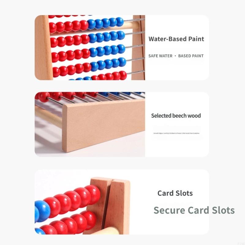 Ábaco madera con cuentas rojas - Abacus Counting Bead reseña y precio