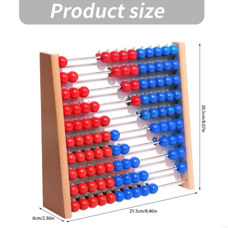 Ábaco madera con cuentas rojas - Abacus Counting Bead reseña y precio