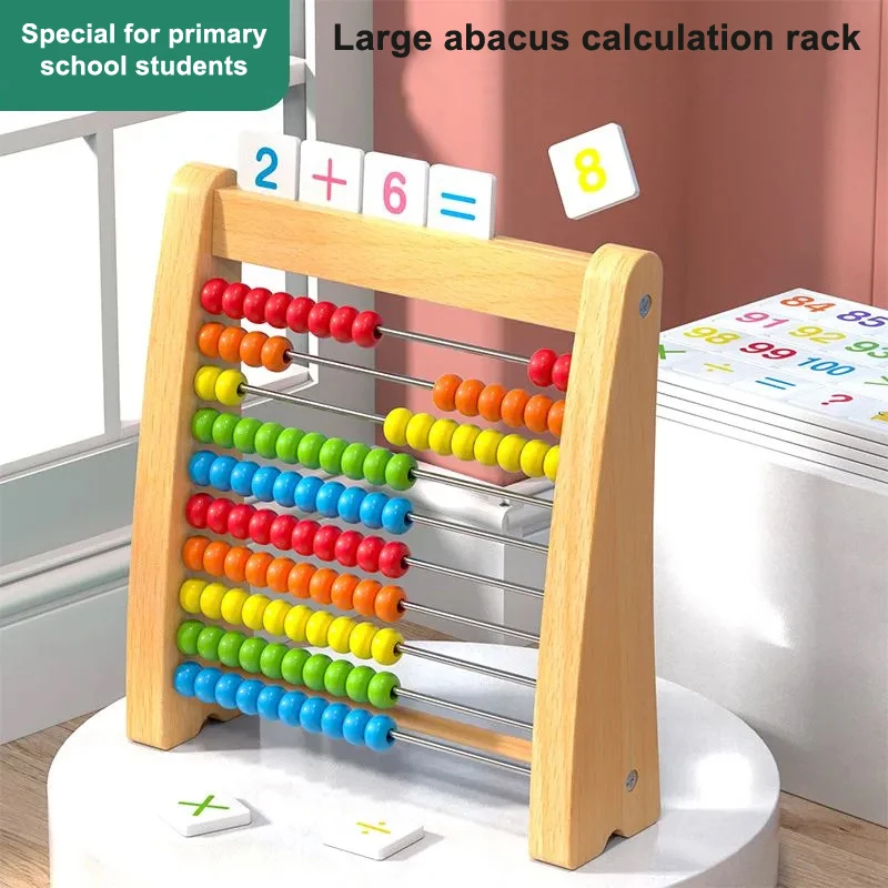 Juguete de conteo de madera Áb - Abacus Counting Bead reseña y precio
