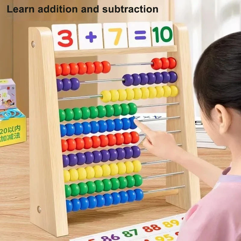 Juguete de conteo de madera Áb - Abacus Counting Bead reseña y precio