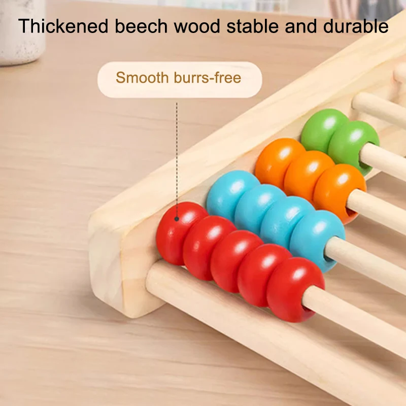 Juguete de conteo de madera Áb - Abacus Counting Bead reseña y precio