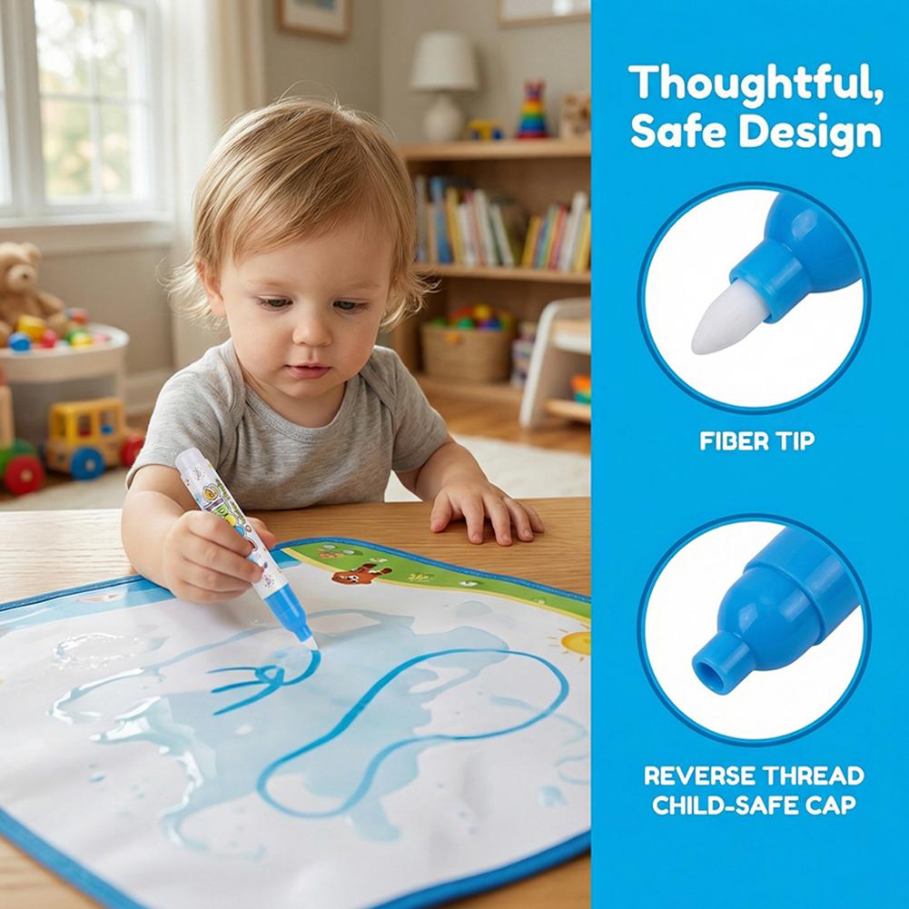 Pincel Mágico de Agua para Niñ - Kids Education Tips reseña y precio