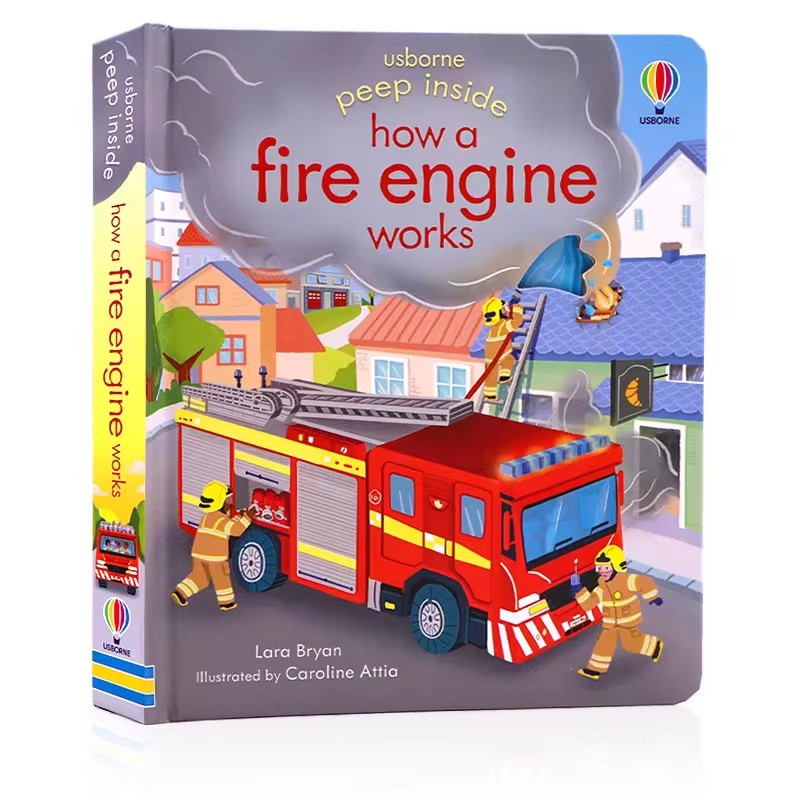 Usborne Peep Inside How A Fire - Kid Education reseña y precio