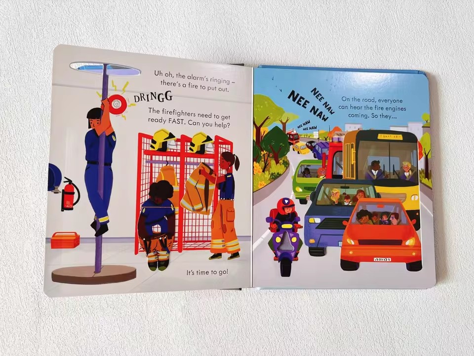 Usborne Peep Inside How A Fire - Kid Education reseña y precio