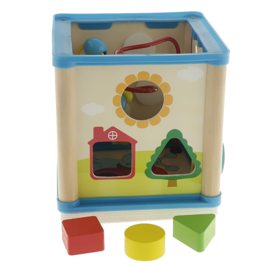 Cubo de Actividades de Madera, - Abacus Counting Bead reseña y precio