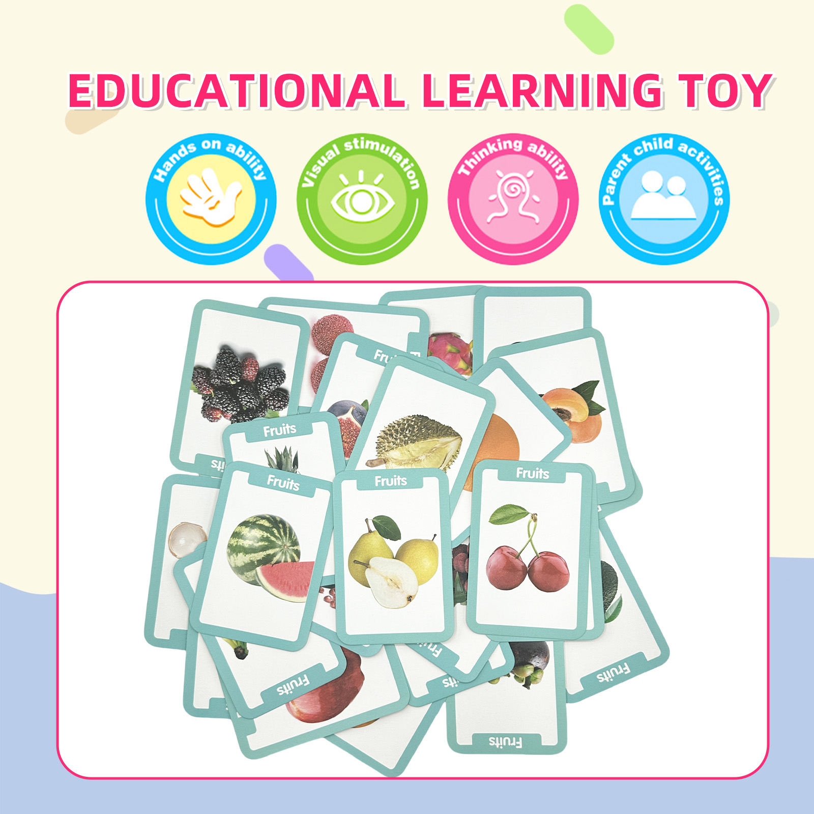 Tarjetas de aprendizaje Montes - Kids Education Card reseña y precio