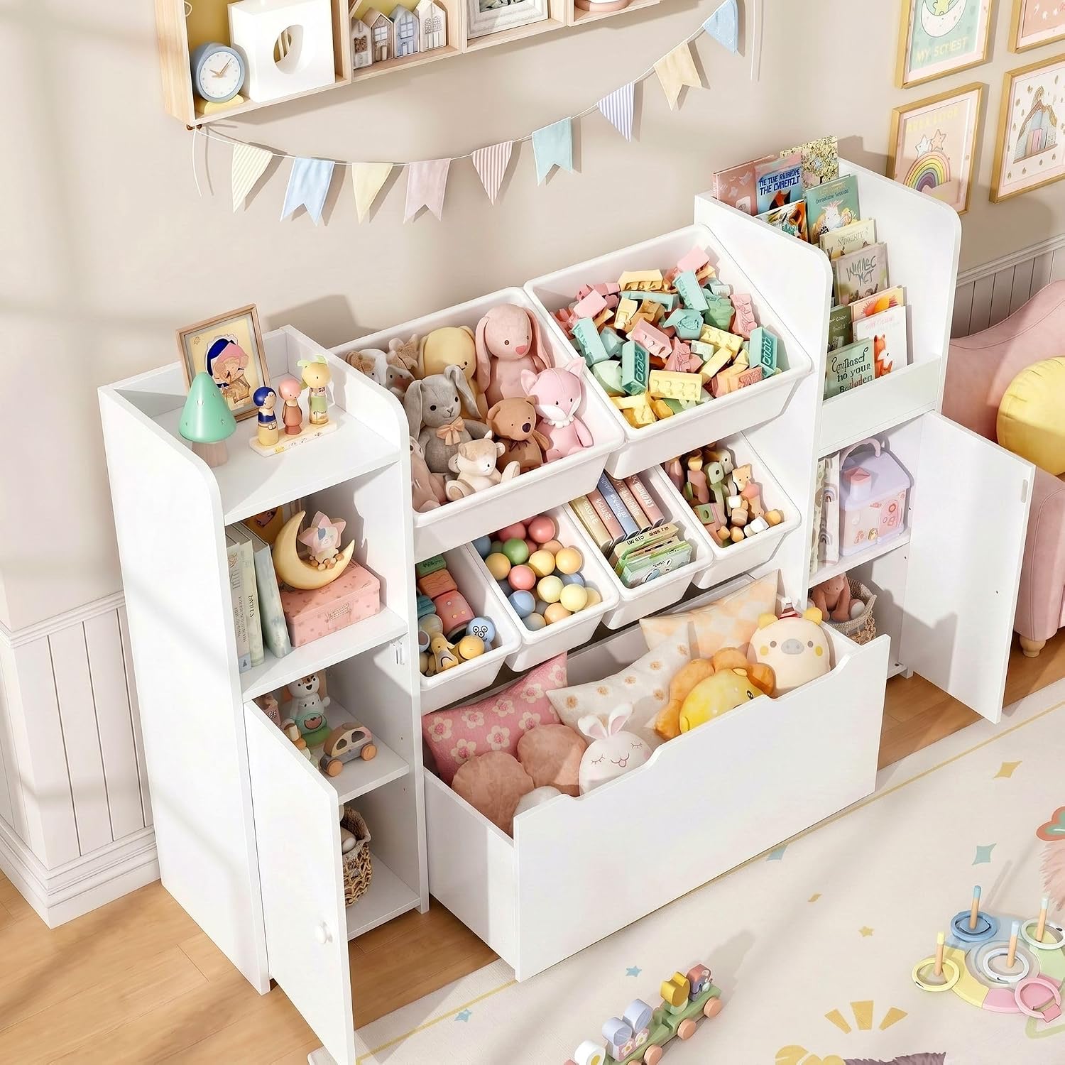 Organizador de Juguetes, Estan - Montessori Shelf Toy reseña y precio