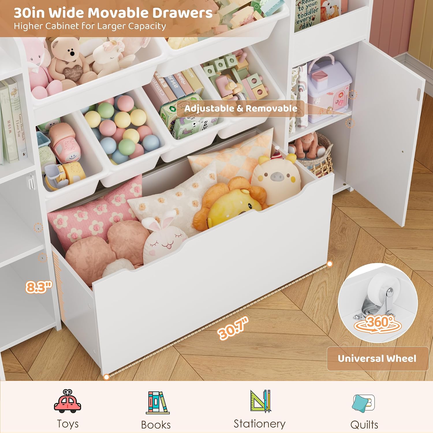 Organizador de Juguetes, Estan - Montessori Shelf Toy reseña y precio