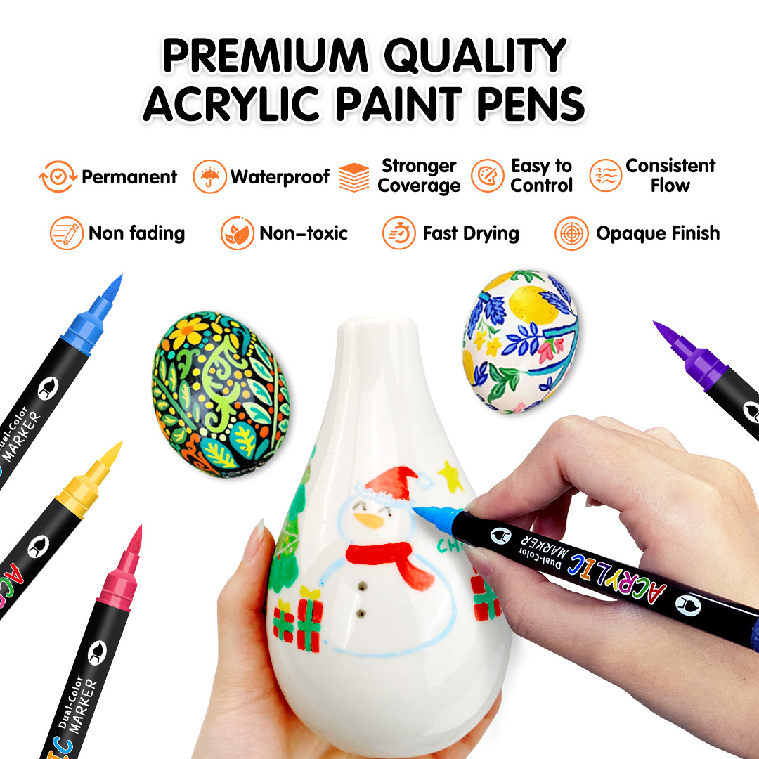 Rotuladores de pintura acrílic - Kids Education Tips reseña y precio