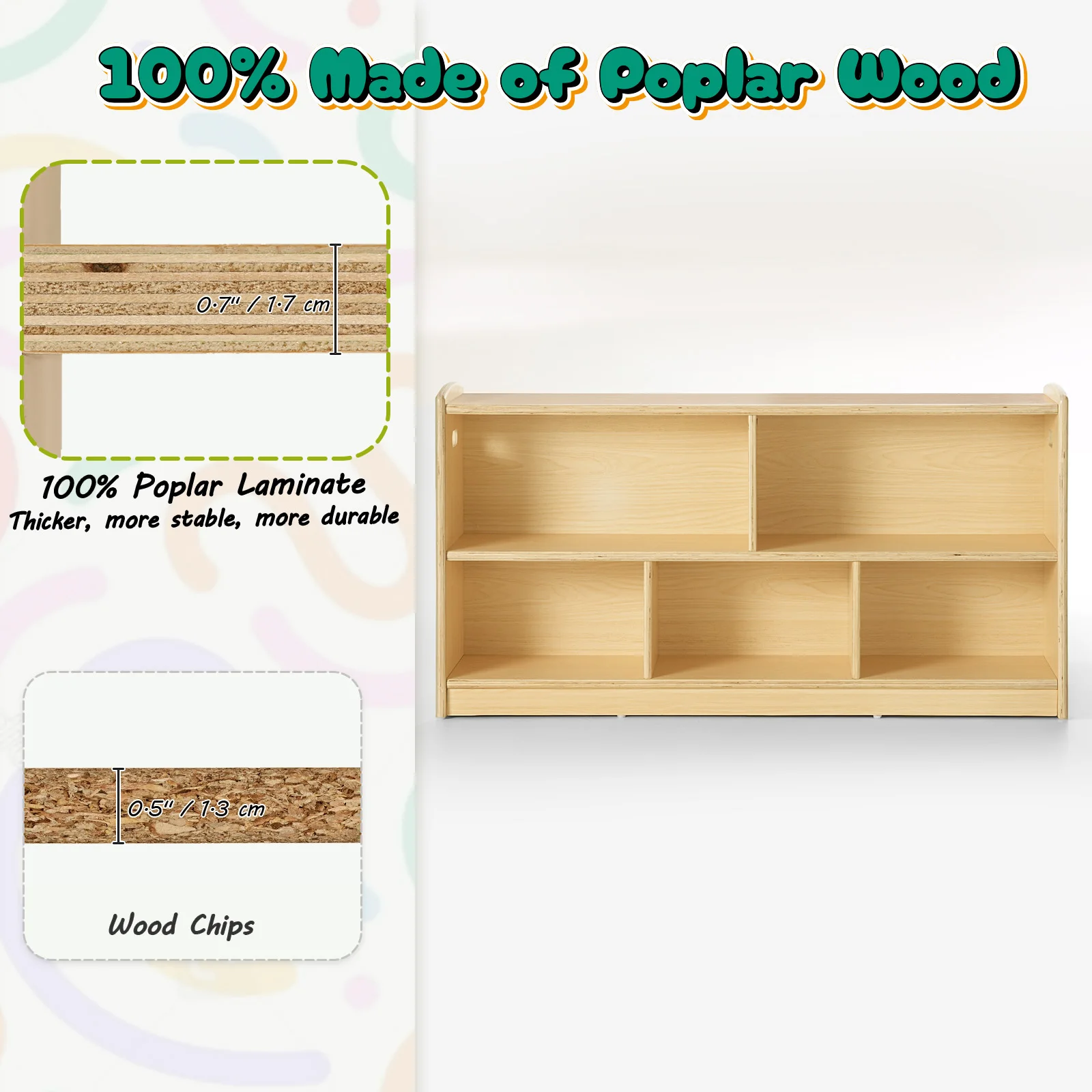 Gabinete Montessori de madera  - Montessori Shelf Toy reseña y precio