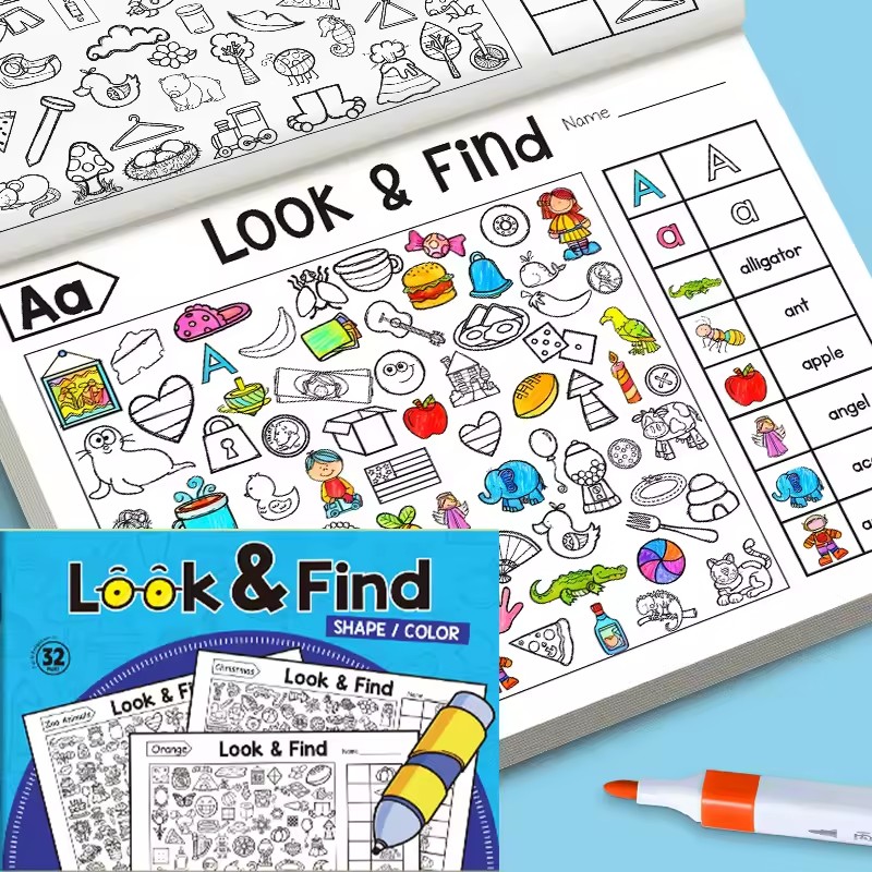 Libro para colorear Look And F - Kid Education reseña y precio
