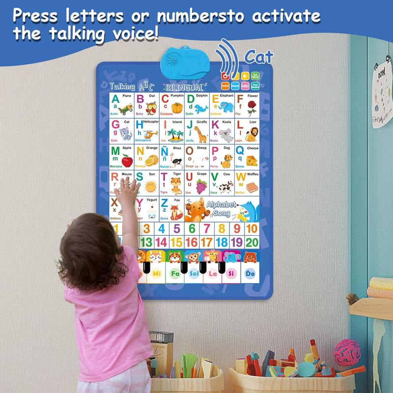 Póster Interactivo Bilingüe In - Kids Educational Poster reseña y precio