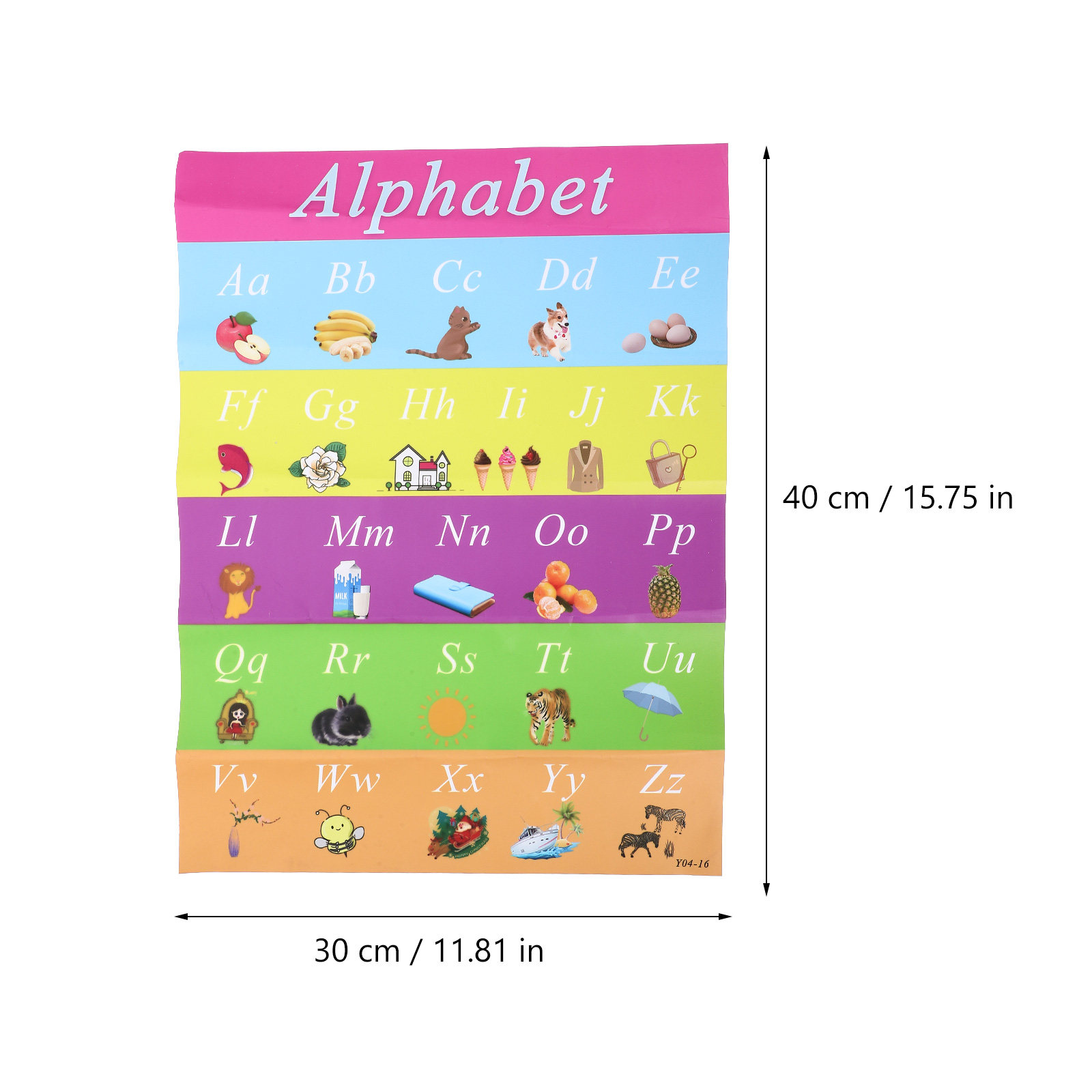 Tabla del Alfabeto Autoadhesiv - Kids Educational Poster reseña y precio