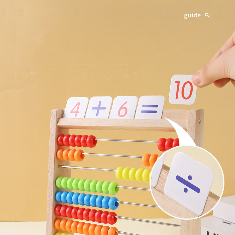Juguete de conteo de madera Áb - Abacus Counting Bead reseña y precio
