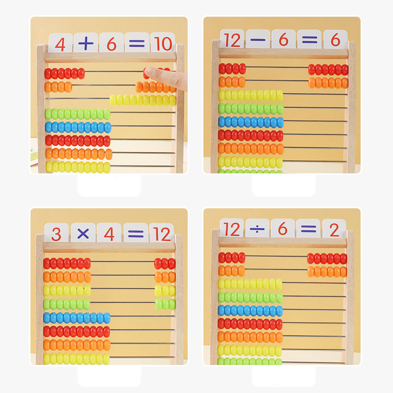 Juguete de conteo de madera Áb - Abacus Counting Bead reseña y precio