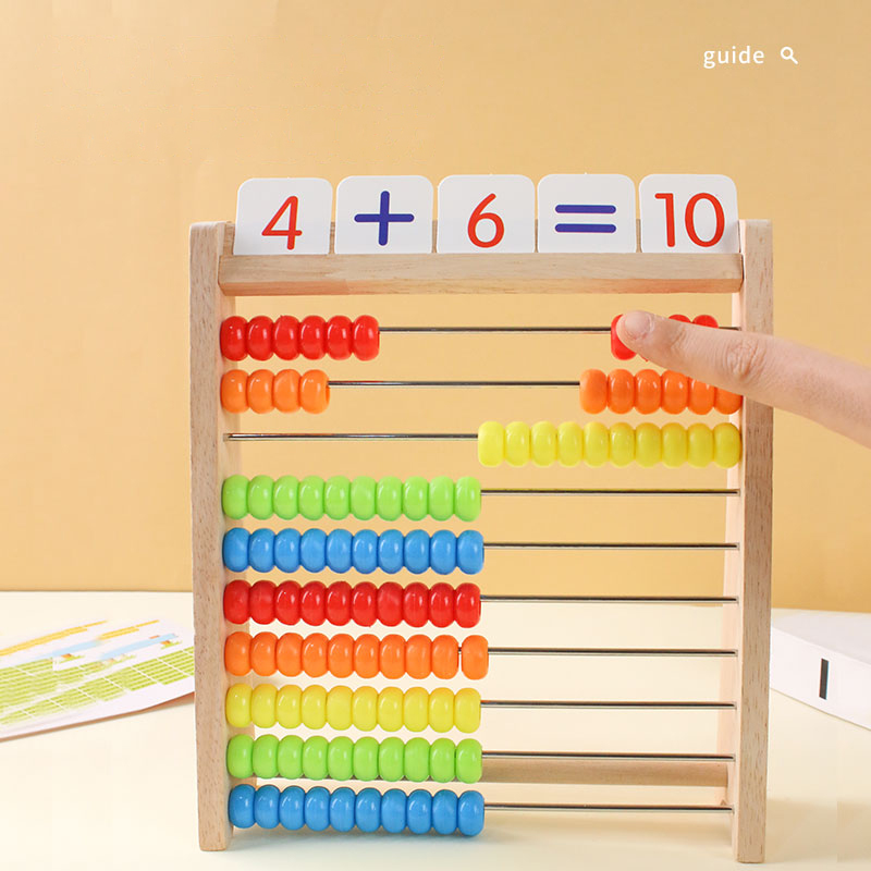 Juguete de conteo de madera Áb - Abacus Counting Bead reseña y precio