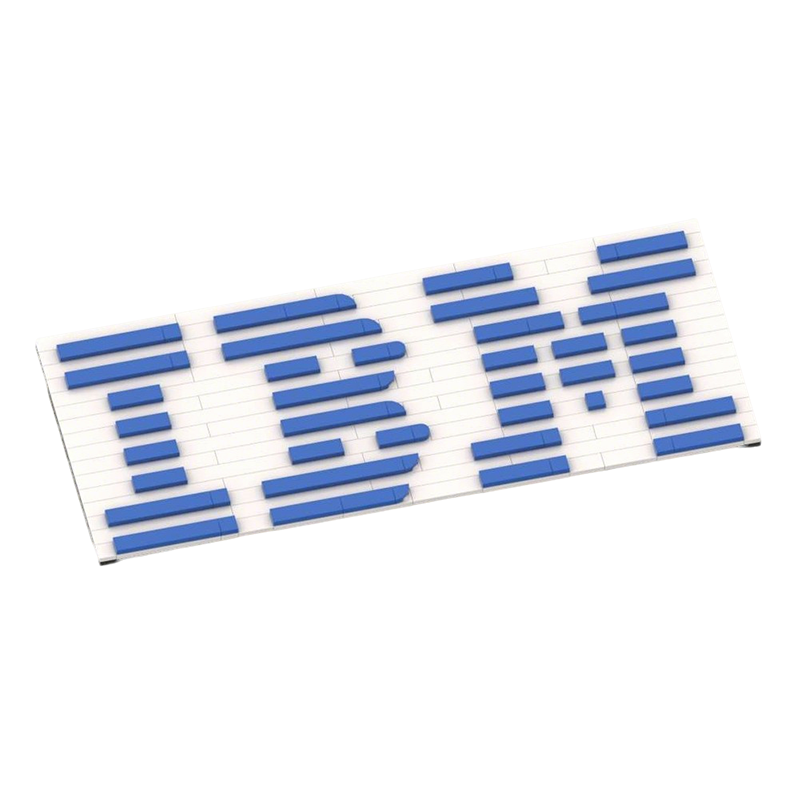 206 Piezas MOC Logo IBM, Bloqu - Kids Education Logo reseña y precio