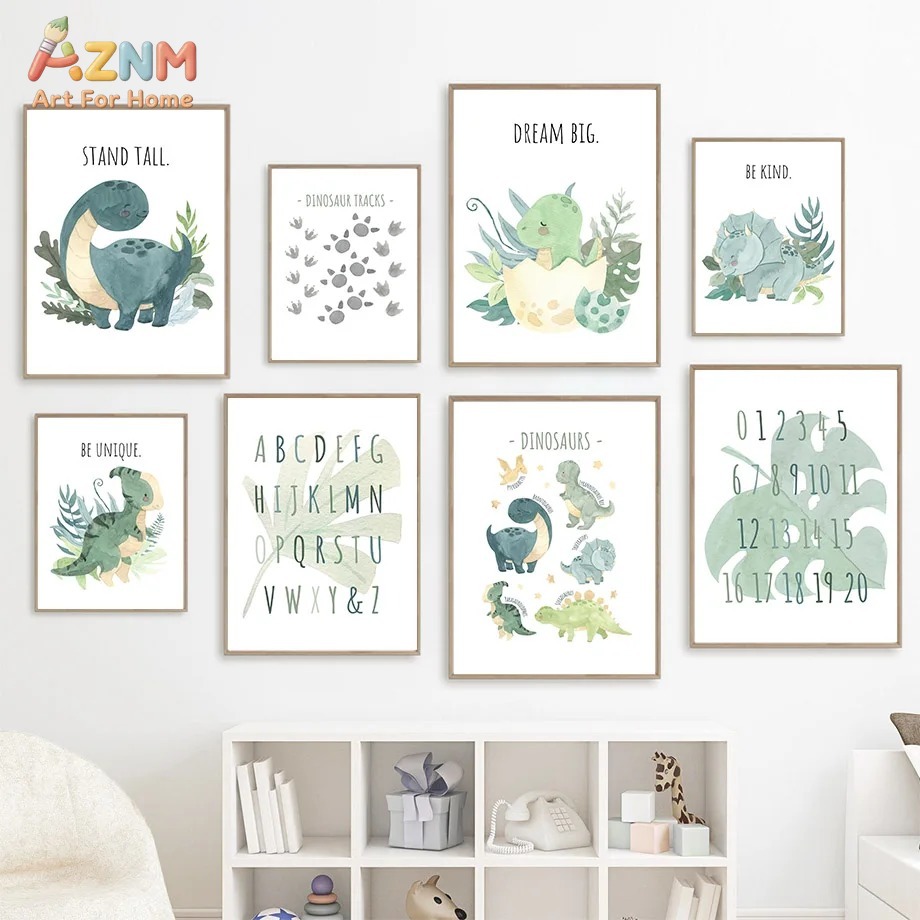 AZNM Lienzo decorativo de pare - Inspirational Kids Education Quotes reseña y precio