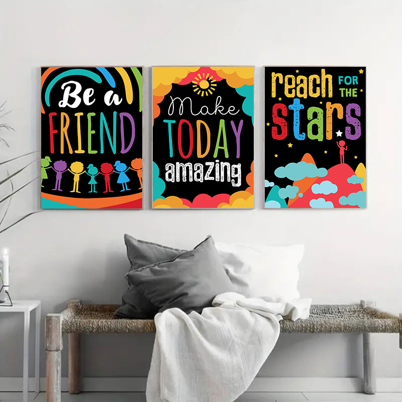 Impresiones artísticas en lien - Inspirational Kids Education Quotes reseña y precio