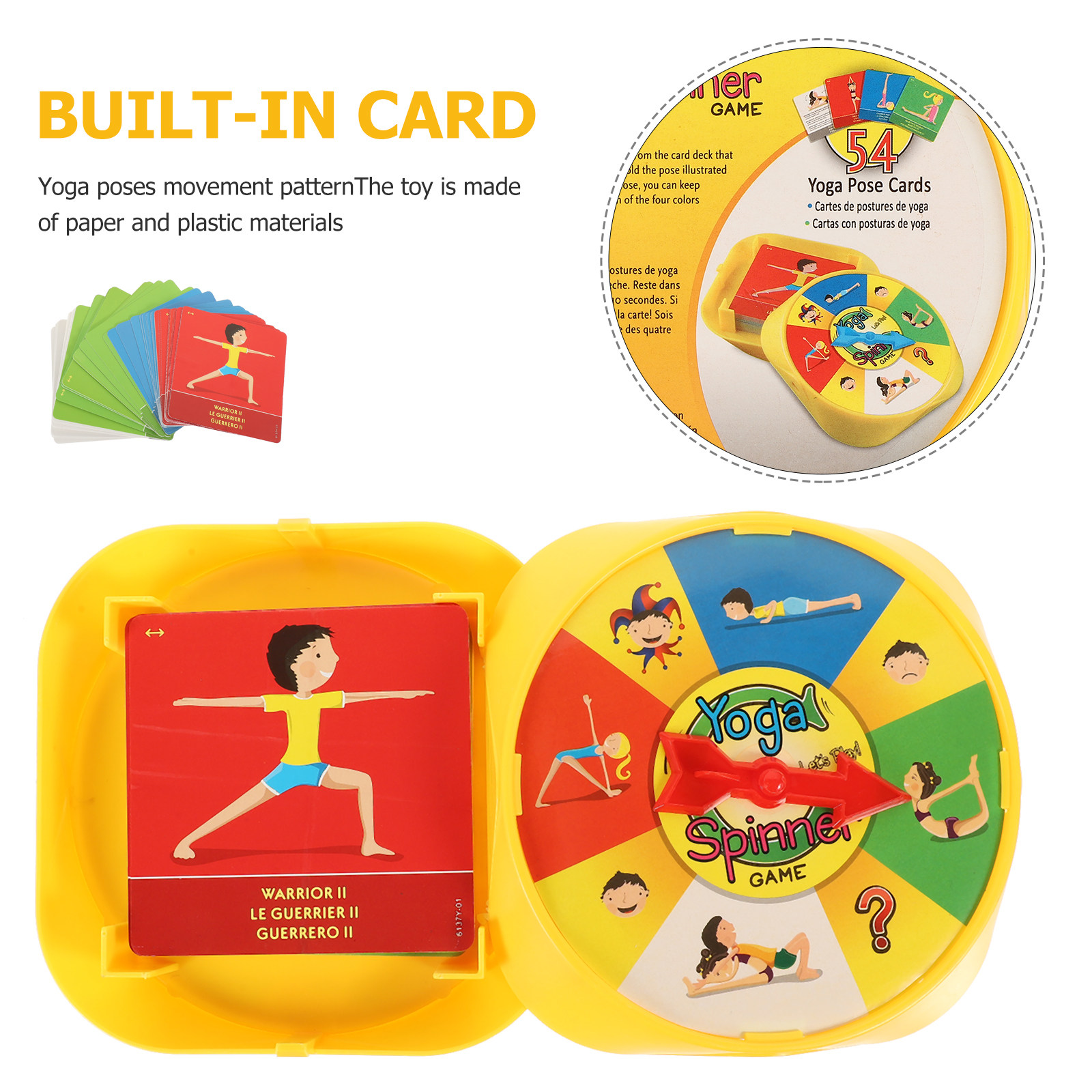 1 Juego de Yoga Interactivo, J - Kids Yoga Education reseña y precio