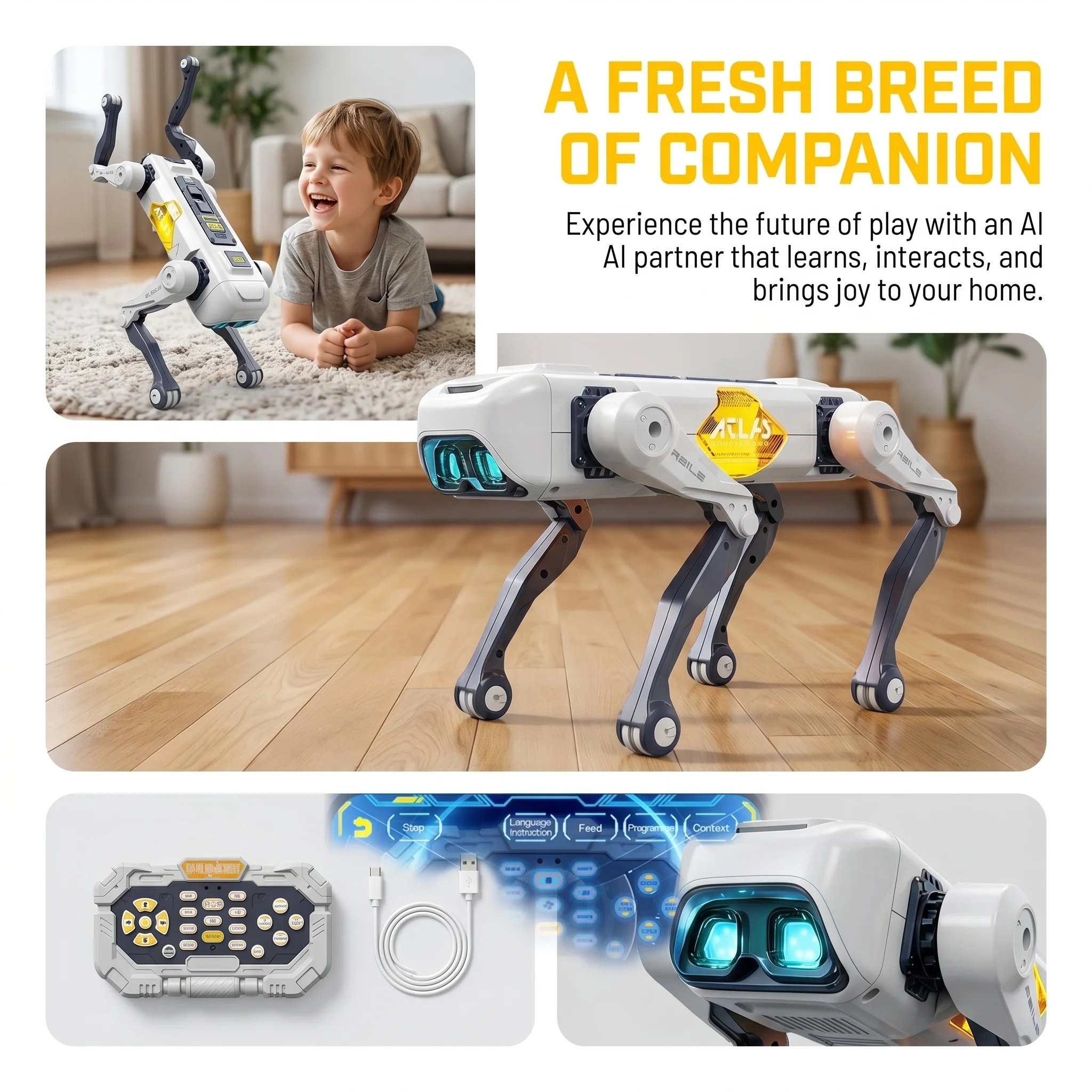 Perro Robot Inteligente con IA - Kid Education reseña y precio
