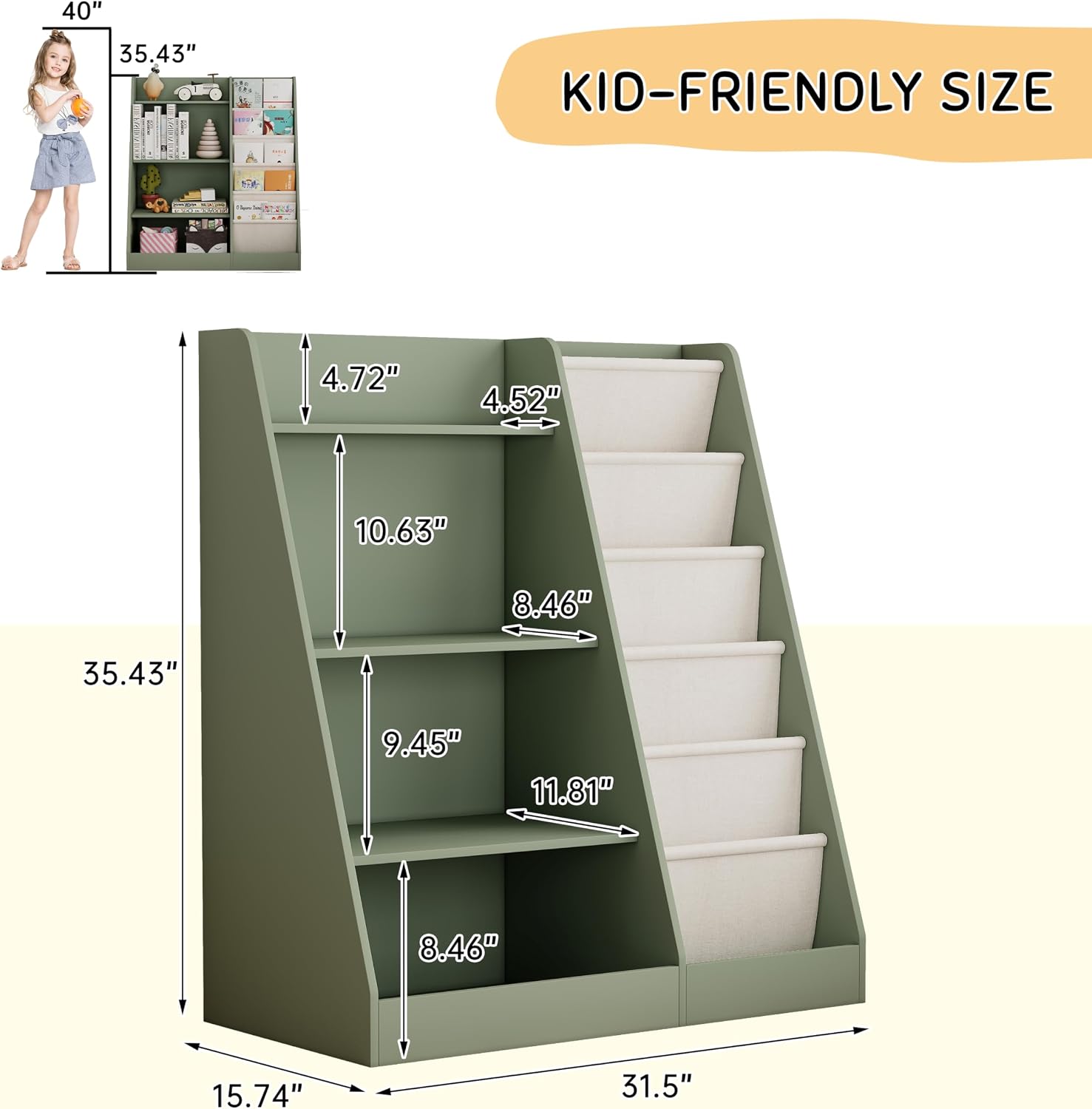 Estantería para Libros y Organ - Montessori Shelf Toy reseña y precio